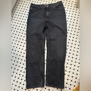 Zara Black Straight Jeans Classic Style